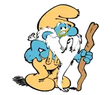 Šmoulové - grandpa smurf.gif